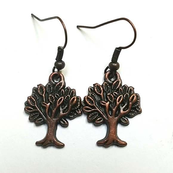 Jewelry - Tree Of Life Antiqued Finish Earrings